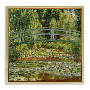 Stupell Industries Water Lily Pond Monet Classic Painting, 18" x 18" - 1 of 4