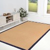 JONATHAN Y Camden Farmhouse Cottage Border Jute Area Rug - 4 of 4