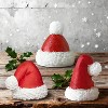 JDICTION 3PCS Mini Christmas Hat Silicone Molds - For Candle, Soap, Cake Decor & Epoxy Resin Crafts (Ornaments/Jewelry/Keychains) - 2 of 4
