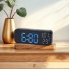 REGALWOVEN Electric Alarm Dimmable USB Charging Port Alarm Clock 6.7x2.4x1.2 Inches - 2 of 4