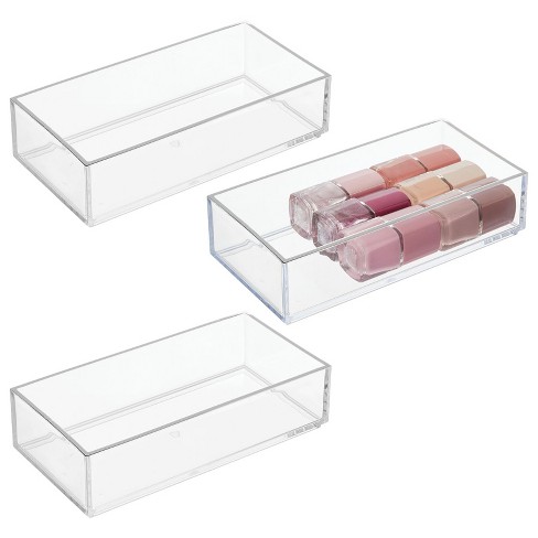 Mdesign Plastic Cosmetic Vanity Storage Organizer Box : Target