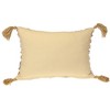 Parkland Collection,Transitional Multiple Lines Beige 14" X 20" Pillow - 2 of 4