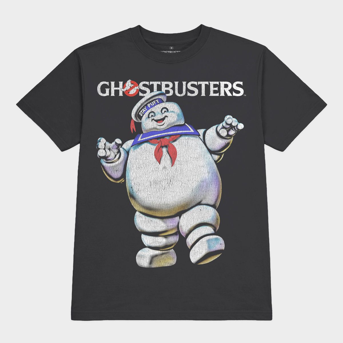 Men's Ghostbusters Marshmallow Man Graphic T-Shirt - Black