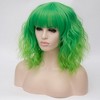 Unique Bargains Women's Halloween Loose Wavy Curly Wigs with Wig Cap 14" - image 3 of 4