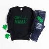 Simply Sage Market Women's Graphic Sweatshirt One Lucky Mama - 2 of 4