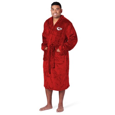 NFL Kansas City Chiefs Ribbed Silk Touch Robe