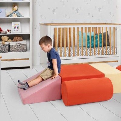 Foam Climbing Blocks for Toddlers,Climbing Blocks Set,Foam Gym Activity Shapes for Indoor Playground