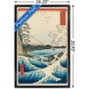 Trends International Hiroshige - The Sea at Satta Framed Wall Poster Prints - 3 of 4