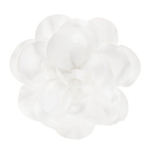 Unique Bargains Alloy Satin Fabric Big Rose Flower Dainty Brooches and Pins 1 Pc - 1 of 4