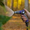 Camco 41986 Thumb Lever Knob Flow Control Spray Nozzle with Adjustable Spray Patterns and Rubber Comfort Grip, Fits All Standard Sized Hoses, Blue - 4 of 4