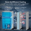 ZAFRO 3.1 Cu.Ft Mini Fridge with Freezer - 2-Door Compact Refrigerator with Adjustable Glass Shelves for Bedroom, Dorm, Office, Apartment - 2 of 4
