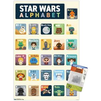 Trends International Star Wars: Saga - Alphabet Unframed Wall Poster Prints