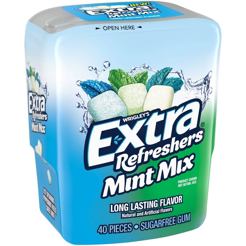 Extra Refreshers Mint Mix Gum 40-Piece Bottle, 6 of 10