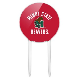 Minot State University Beavers Acrylic Cake Topper Party Decoration for Wedding Anniversary Birthday Graduation - 1 of 4