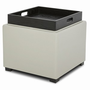 Spruce&Spring Storage Stool Ottoman - 1 of 4