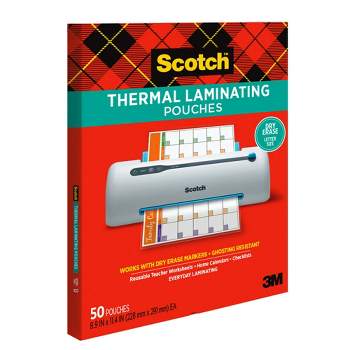 Scotch® Dry Erase Thermal Laminating Pouches - 50 Count