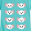 Girls' - Instant Message - Axolotl Emotion Grid Fitted Short Sleeve Graphic T-Shirt - 2 of 4