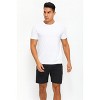 Mens Shorts Athletic Activewear Relaxed Fit Workout Gym Ultra Soft With Zipper Pocket- 5 Pack - 3 of 4