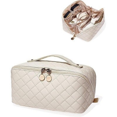 Travel Makeup Bag,Large Capacity Cosmetic Bags for Women, Waterproof Portable Pouch Bag