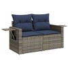 vidaXL Garden Sofa Set  PE Rattan Medium Modular Garden Sofa Set - 3 of 4