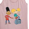Women's - Hey Arnold! - HA Air Guitar Graphic Racerback Tank - 2 of 4