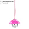 Unique Bargains Shiny Surface Mirror Ornament Car Party Accessory Disco Balls - 3 of 4