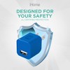 iHome Single Port USB Wall Charger Block, 5FT Micro USB Charging Cable, Lightweight & Portable, Blue - 4 of 4
