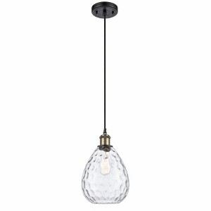 Waverly - 1 Light Cord Hung Mini Pendant In Industrial Style-12 Inches Tall and 8 Inches Wide - 1 of 1