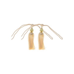 Unique Bargains Tassel Jade Ball Curtain Ties Polyester Imitation Jade 2 Pcs - 1 of 4