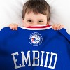 Sleep Squad Philadelphia 76ers Joel Embiid 60 x 80 Raschel Plush Blanket - 3 of 4
