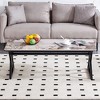 47" Rock Slab Rectangular Coffee Table with Golden Metal Legs and Smooth Durable Surface for Modern Living Rooms - 2 of 4