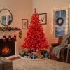 Northlight 6' Scarlett Red Pine Artificial Christmas Tree, Unlit - 2 of 3