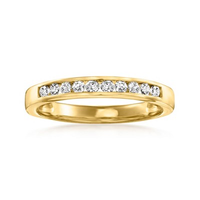 Ross-Simons 0.25 ct. t.w. Channel-Set Diamond Wedding Band in 14kt Yellow Gold Size 9