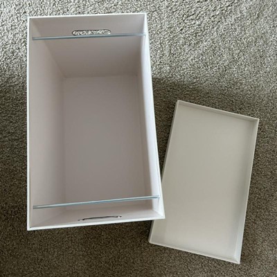 Canvas Hanging File Organizer With Lid Cream - Brightroom™ : Target