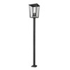 Z-Lite Seoul 4 - Light Post Light in  Black - 3 of 4