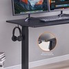 Racxily Electric Standing Desk, Adjustable Height Stand up Desk, 24x48 Inches Sit Stand Home Office Desk,Black Frame/Black Top - 3 of 4