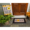 Evergreen Sunflower Home Sassafras Indoor Outdoor Switch Doormat 1'10"x10" Multicolored - 4 of 4