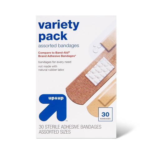 Select 7 Antibacterial Flexible Fabric Adhesive Bandages Assorted
