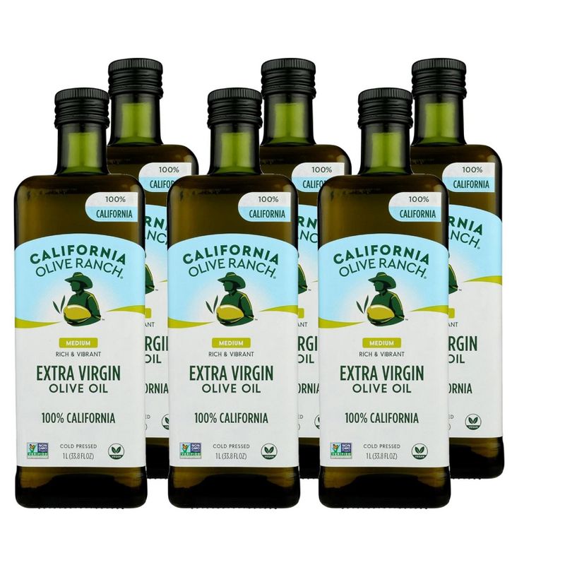 California Olive Ranch Extra Virgin Olive Oil - Case of 6/33.8 oz, 1 of 8