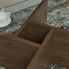 HDZNVF Mid-Century Modern Square Coffee Table, Living Room Wooden Coffee Table - 4 of 4
