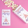 Big Dot of Happiness Pajama Slumber Party Popcorn Bags, Girls Birthday Party Favor Snack Treats, Free-Standing Individual White Paper Bags - 25 Count - 2 of 4