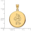 Black Bow Jewelry 14k Yellow Gold Iowa State Cyclones NCAA Large Pendant - 2 of 3
