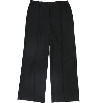 Alfani Womens Pintuck Casual Wide Leg Pants