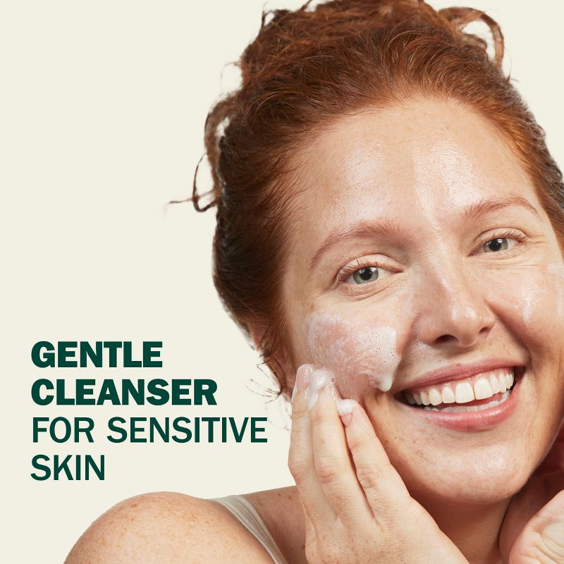 Olay Sensitive Gentle Facial Cream Cleanser with Oat Extract - Fragrance Free - 16 fl oz, 2 of 10