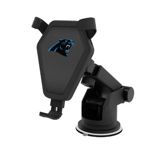 Keyscaper Carolina Panthers Linen 10-Watt Wireless Car Charger - 1 of 4