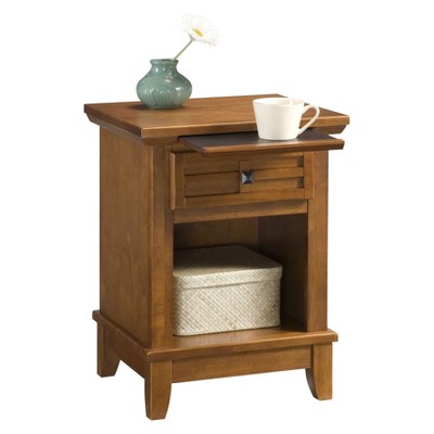 Arts & Crafts Nightstand Cottage Oak - Home Styles