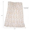 Lambs & Ivy Jungle Adventure 2-Pack Cotton Muslin Newborn Baby Swaddle Blankets - 3 of 4