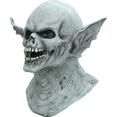 Ghoulish Adult Scary Banshee Vampire Skull Costume Mask - 13 in. - Gray