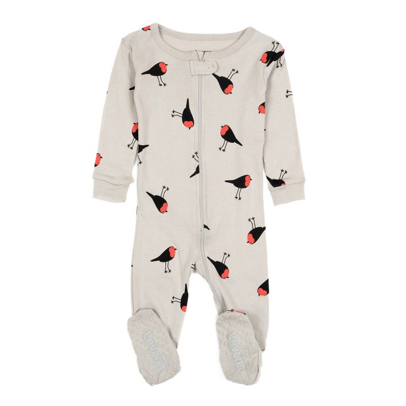 Leveret Footed Bird One Piece Pajamas  , 1 of 4