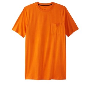 Boulder Creek by KingSize  Heavyweight Longer-Length Pocket Crewneck T-Shirt - 1 of 4